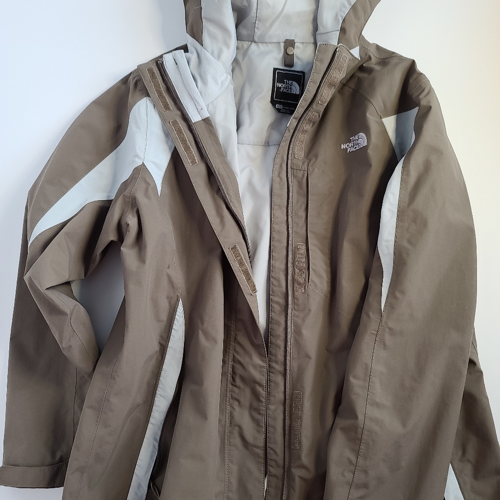 The North Face Brown and Gray Ski Jacket